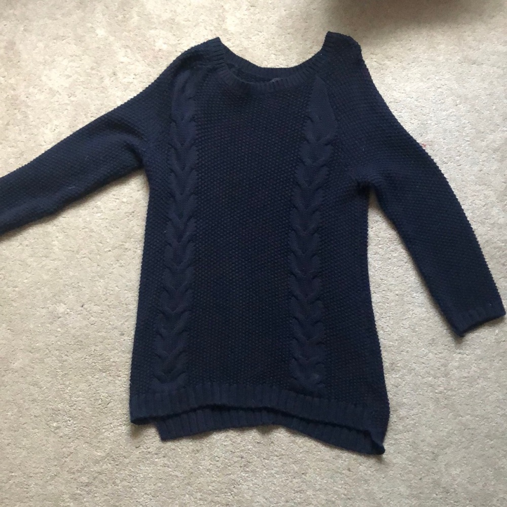 Cynthia Rowley button down back sweater